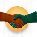 A handshake over a verified checkmark badge, symbolizing third-party quality verification.